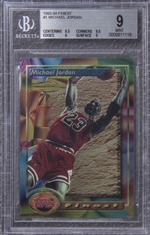 1993-94 Finest #1 Michael Jordan - BGS MINT 9